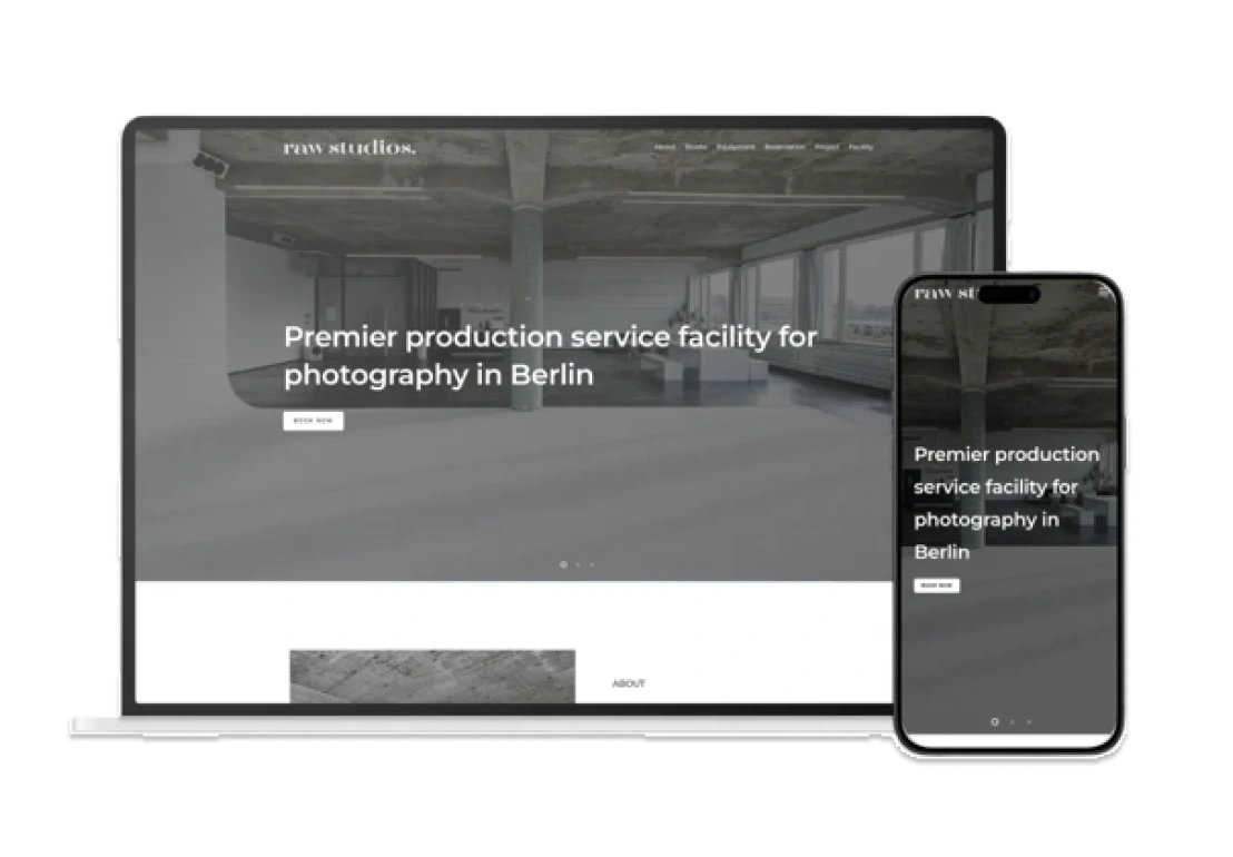 스튜디오 홈페이지 제작 – 디지트미