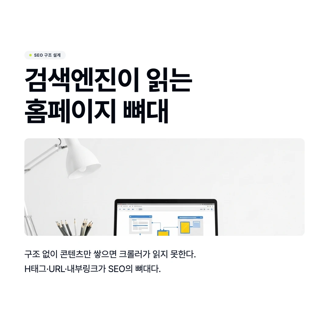SEO 구조 설계란 무엇인가: 검색 상위 노출을 만드는 홈페이지 뼈대