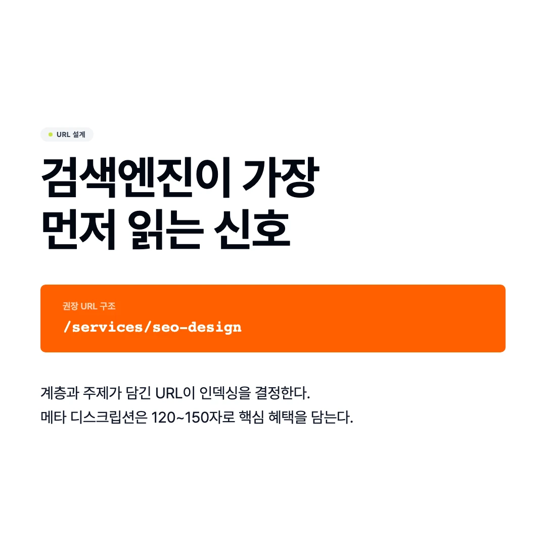 검색엔진이 가장 먼저 읽는 신호