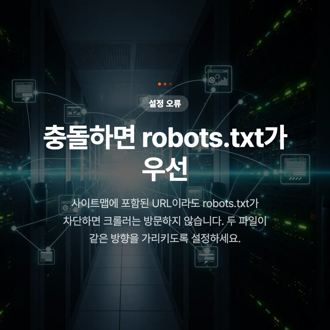 사이트맵과 robots.txt 설정, 크롤링을 제어하는 첫 번째 단계
